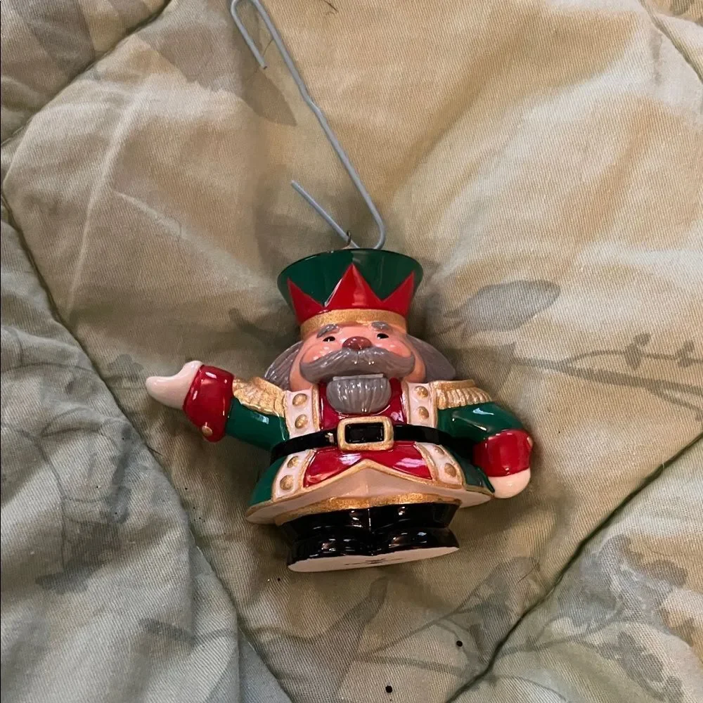 Hallmark Nutcracker Ornament in Red and Green